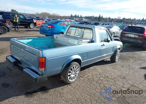 1981 Volkswagen Rabbit Truck z USA, uszkodzony, nr VIN 1V1MB0173BV172426